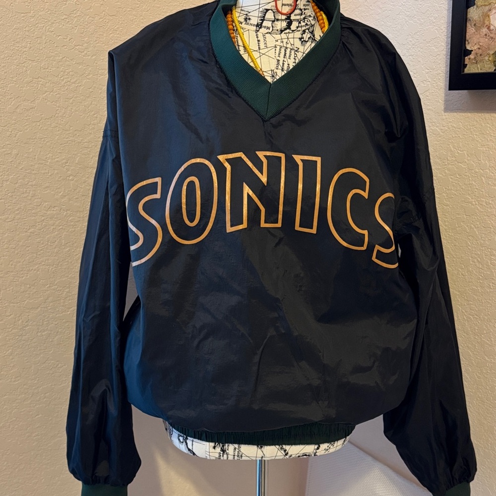 Green Sonics REVERSIBLE Pullover Jacket - image 3
